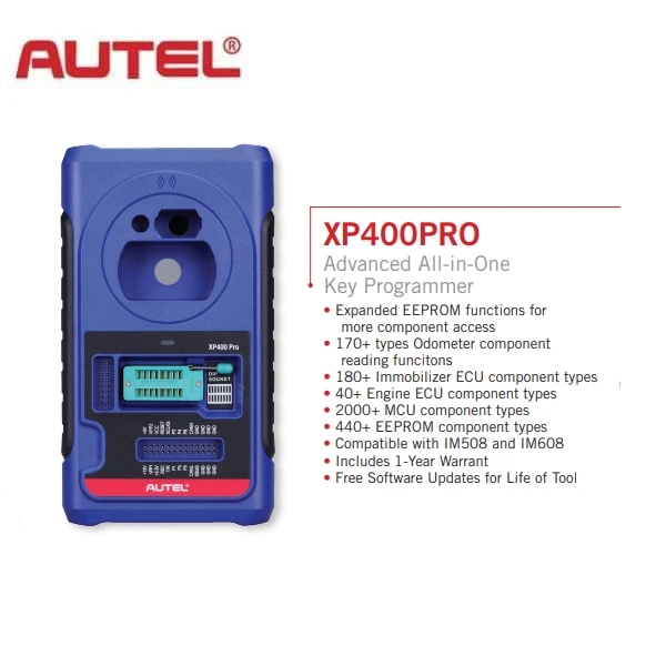 Autel MaxiIM IM608 PRO KPA Auto Key Programmer & Diagnostic Tool with XP400 Pro IMKPA Accessories for Renew & Unlock