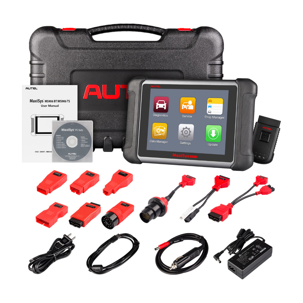 Autel MaxiSys MS906BT Automotive Scan Tool Diagnostic Scanner Advanced ECU  Coding Full Bi-Directional Control All