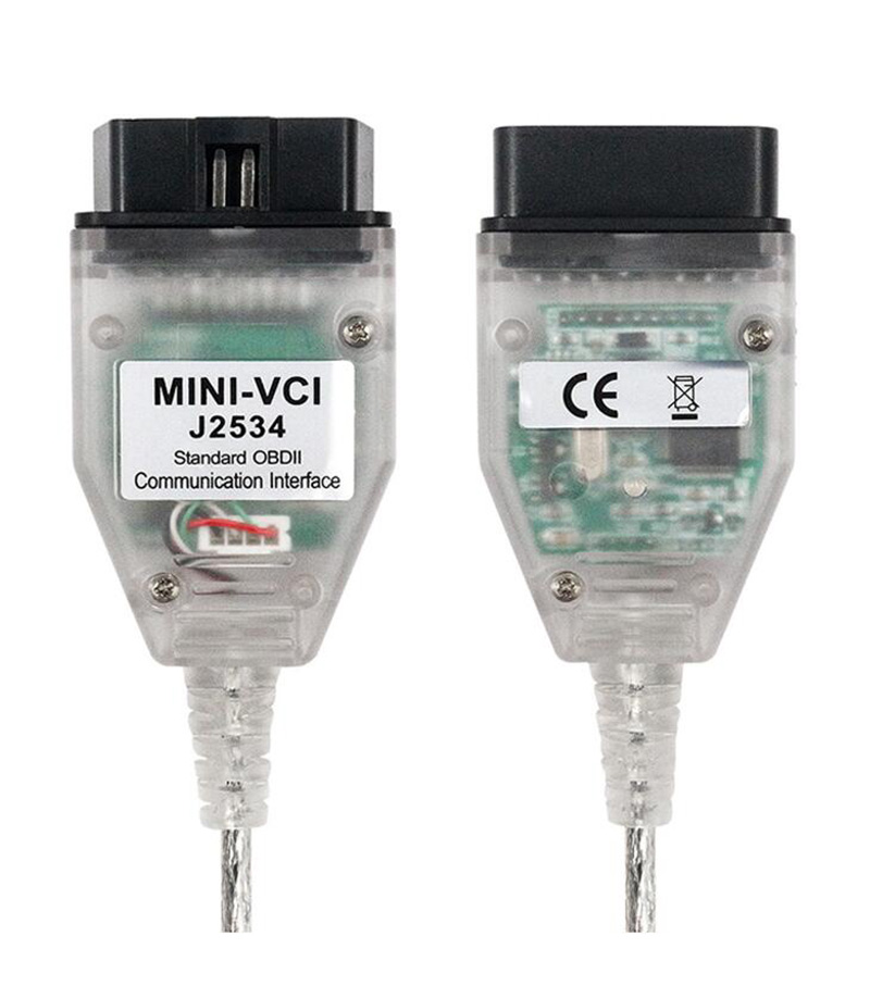 MINI VCI V16.00.017 Latest Version FTDI FT232RL Chip High Performance OBD SAEJ2534 For Toyota/Lexus MINI-VCI TIS
