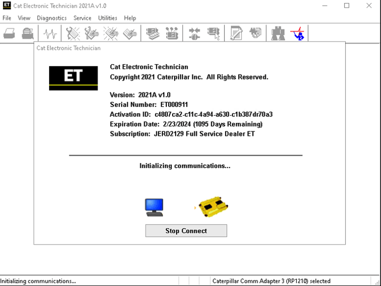 Cat Caterpillar ET 2021B 2021A 2020C 2019A 2019C Software Caterpillar Electronic Technician With 1 Time Free Activation
