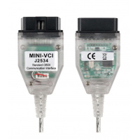 MINI VCI V18.00.008 Latest Version FTDI FT232RL Chip High Performance OBD SAEJ2534 For Toyota/Lexus MINI-VCI TIS