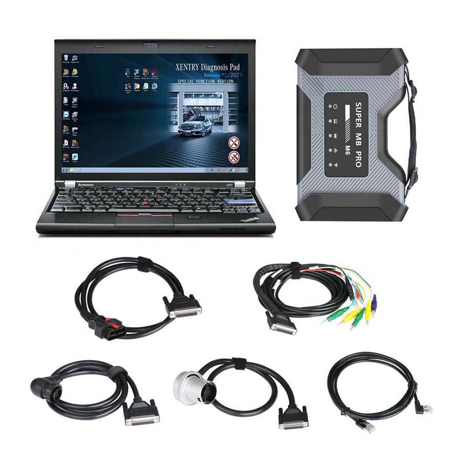 Super MB Pro M6 Full Version with V2022.09 MB Star Diagnosis XENTRY Software Supports HHTWIN for Cars and Trucks