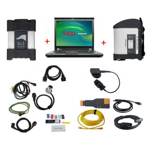 BMW ICOM NEXT + MB STAR SD C4 Doip With Lenovo T420 Laptop BENZ BMW Software Full Set Ready To Use
