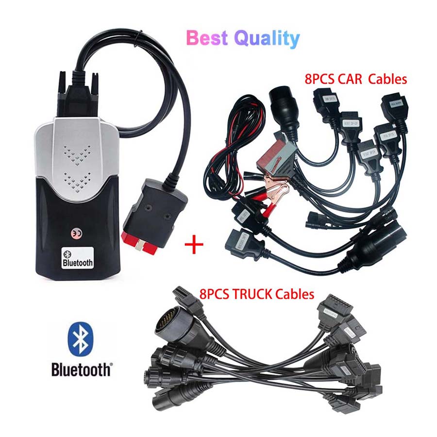 VCI Car Mercedes Scan Tool For VD, TCS, CDP Pro, Delphis, Orpdc, DDS150e  USB, Bluetooth, OBD2 Scanner From Blake Online, $23.36