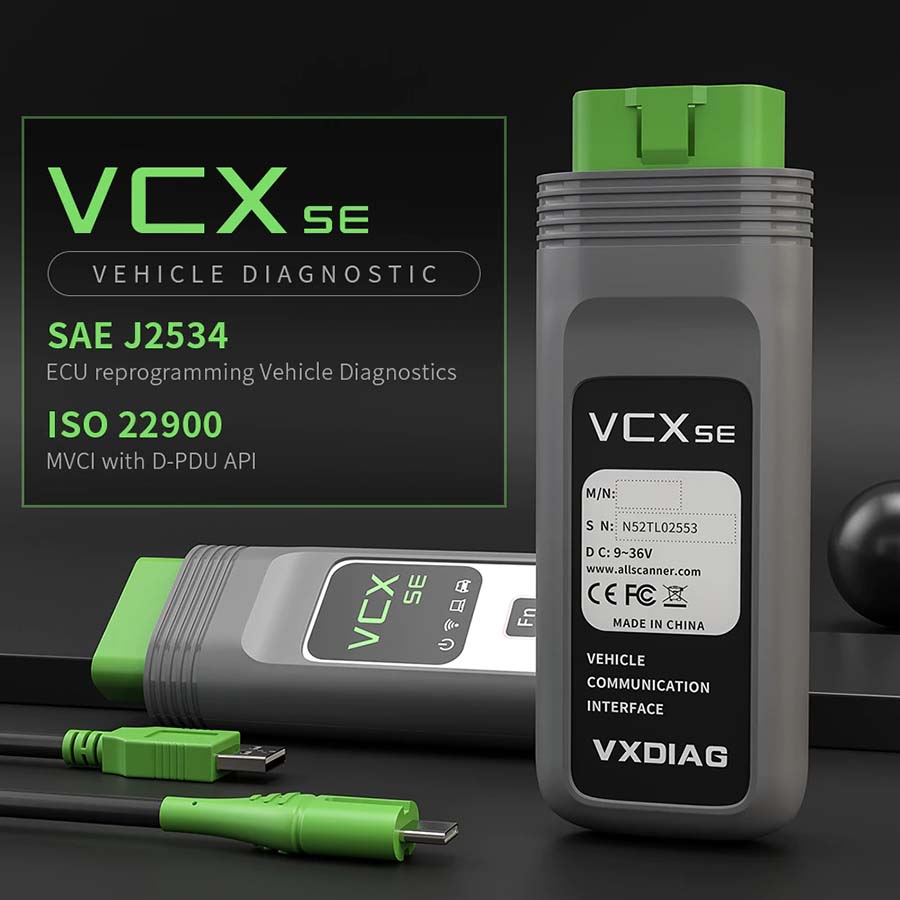 V2022.03 VXDIAG VCX SE BENZ Diagnostic & Programming Tool Supports Almost all Mercedes Benz Cars from 1996 to 2022