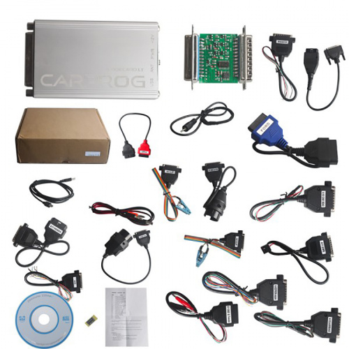 Carprog Full V8.21 Firmware Perfect Online Version 10.93 with All 21 Adapters Including Much More Authorization