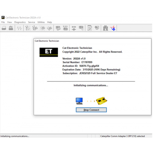Cat Caterpillar ET 2022A 2021B 2020C 2019C Software Caterpillar Electronic Technician With 1 Time Free Activation 