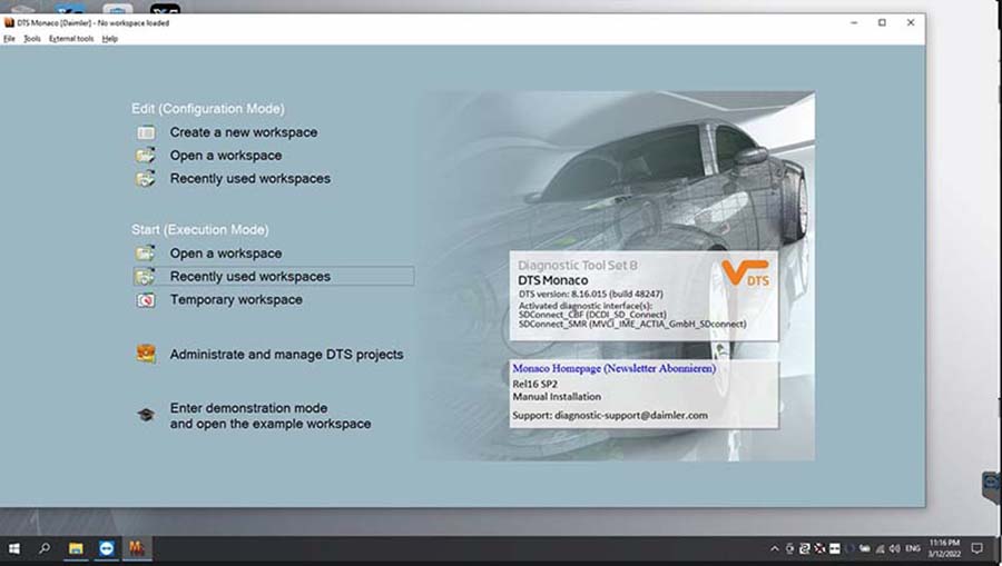 2022.06 MB STAR SD C4 C5 Super Engineering Software With DTS monaco and Vediamo Support Offline Programming