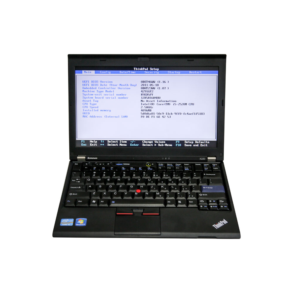 V2023.03 GM MDI Scanner GM Diagnostic tool Plus Lenovo X220 I5 4G Laptop