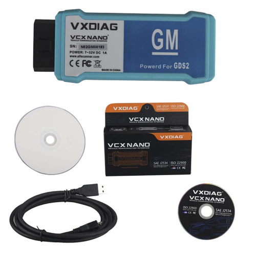 VXDIAG VCX NANO Multiple GDS2 And TIS2WEB Diagnostic/Programming System For GM/Opel WIFI Version