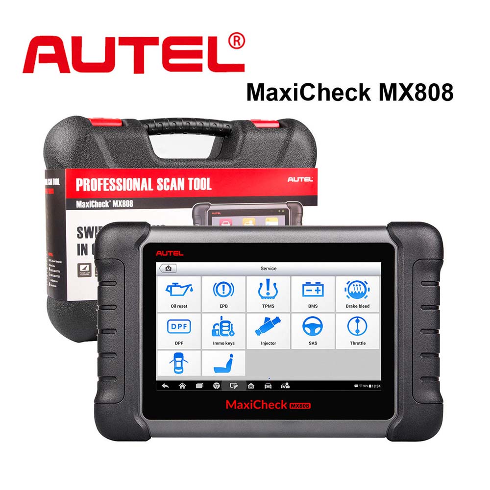 Autel MX808 MaxiCheck All System & Service Diagnostic Tablet, USA Version