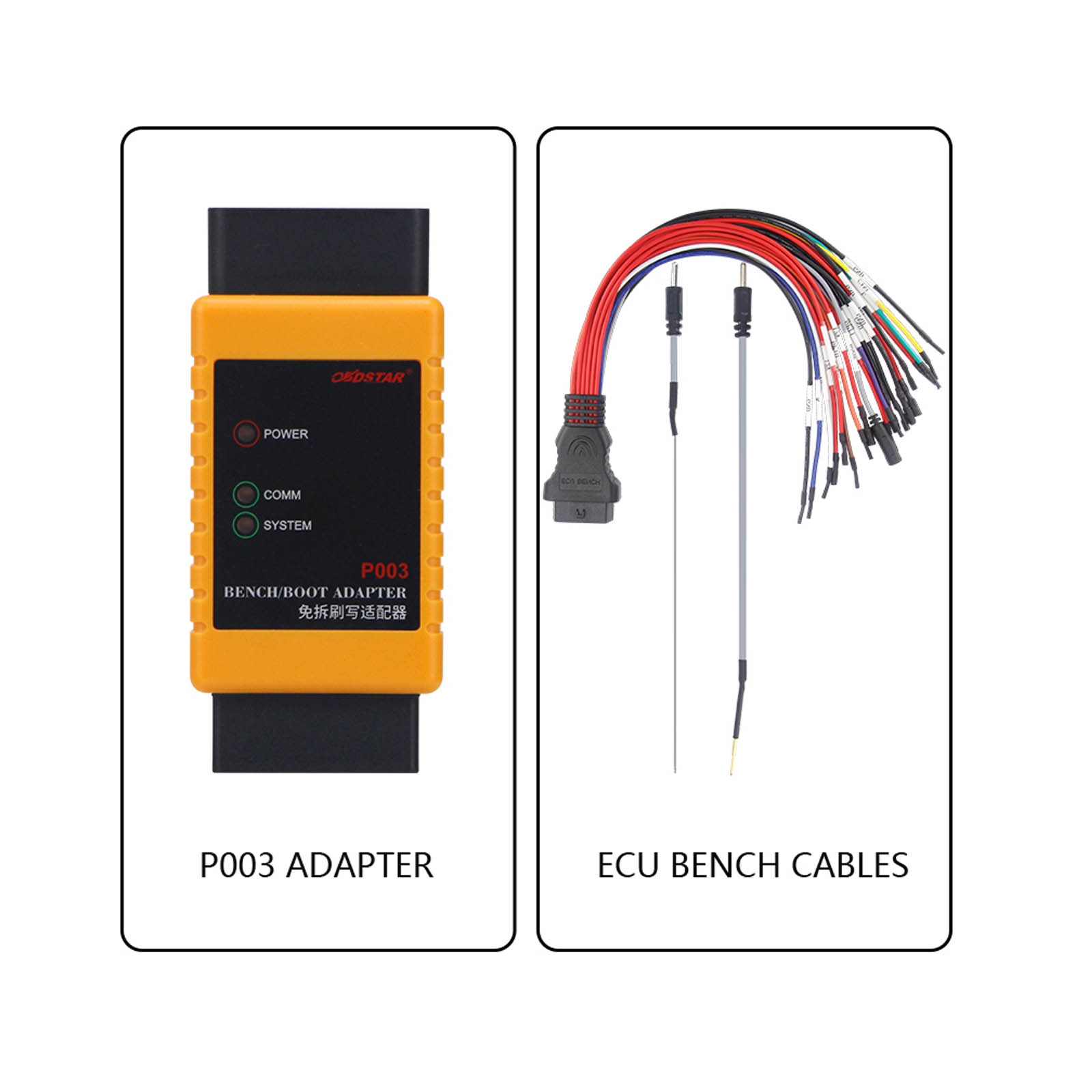 OBDSTAR P003 Bench/Boot Adapter Kit for ECU CS PIN Reading with OBDSTAR IMMO Series Tablets X300 DP X300 Pro4 X300 DP Plus