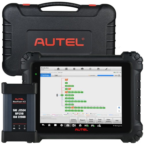 Autel Maxisys MS909CV Heavy Duty Truck Scanner Commercial Vehicle Diagnostic Scan Tool Kit 
