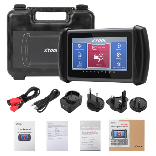 XTOOL IP819 All System Automotive Diagnostic Scan Tools ECU Coding 30+ Services Bi-Directional Controls Full Diagnostics