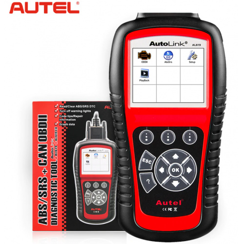Autel AutoLink AL619 OBD2 Scanner OBDII CAN ABS And SRS Airbag Scan Tool Car Diagnostic Update Online