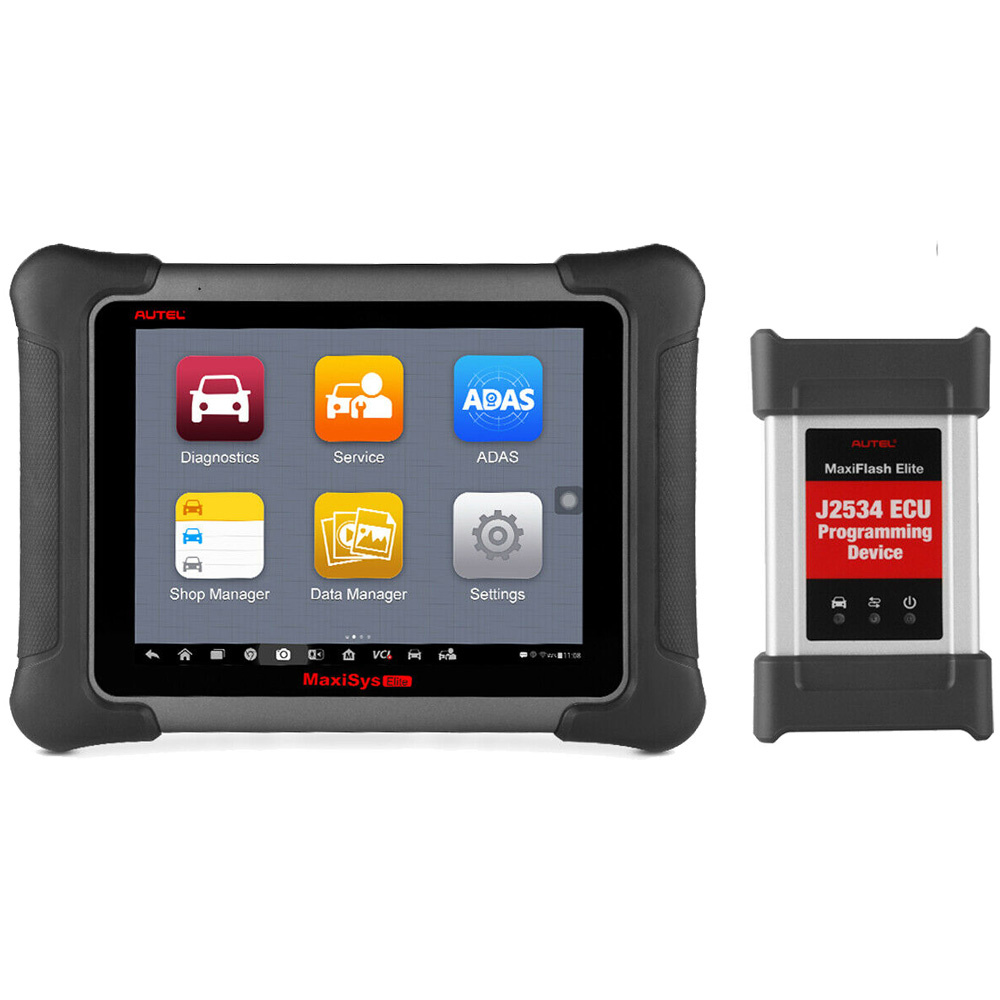Original Autel MaxiSys Elite with J2534 ECU Programming Support Wifi / Bluetooth Full Diagnostic Scanner 2 year free Update Online + Free MV108