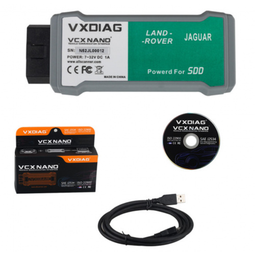 VXDIAG VCX NANO for Land Rover and Jaguar JLR Diagnostic Tool SDD V164 Offline Engineer Version