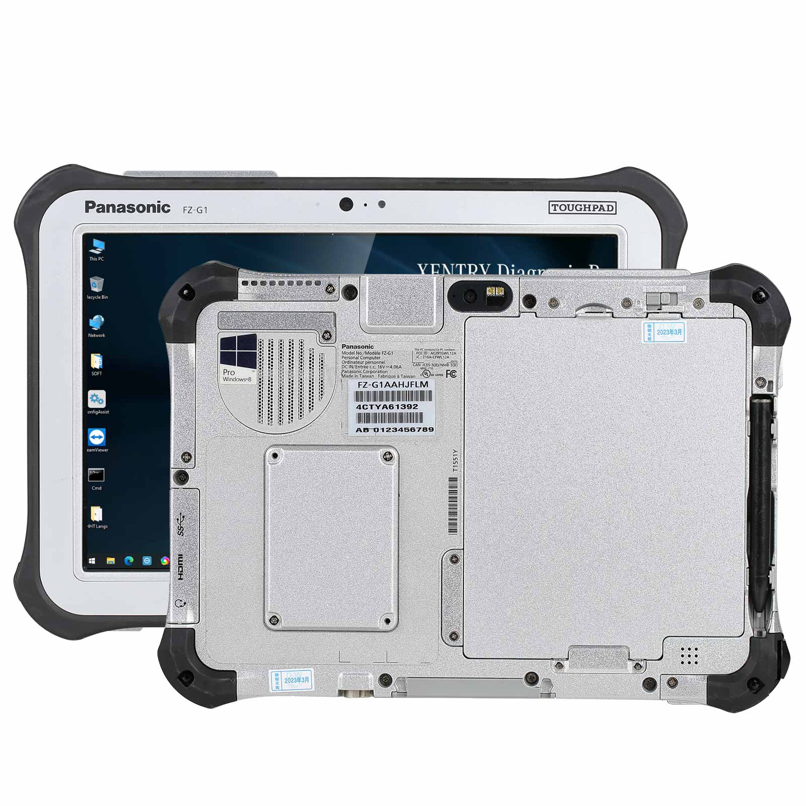 V2023.03 MB SD Connect C4 C5 Doip Star Diagnosis Plus Panasonic FZ-G1 I5 8G Tablet With Engineering Software