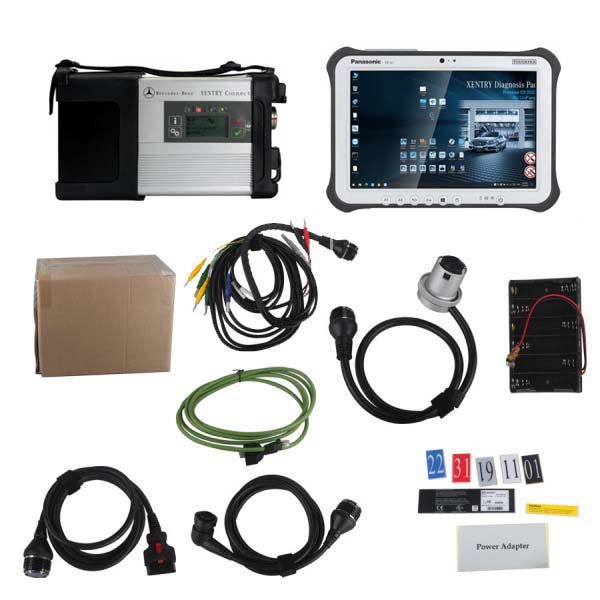 V2023.03 MB SD Connect C4 C5 Doip Star Diagnosis Plus Panasonic FZ-G1 I5 8G Tablet With Engineering Software