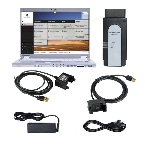 Porsche Piwis3 PT3G-VCI V44.800.022+ V38.250 Software Plus Panasonic CF-MX5 I5 6300 Laptop
