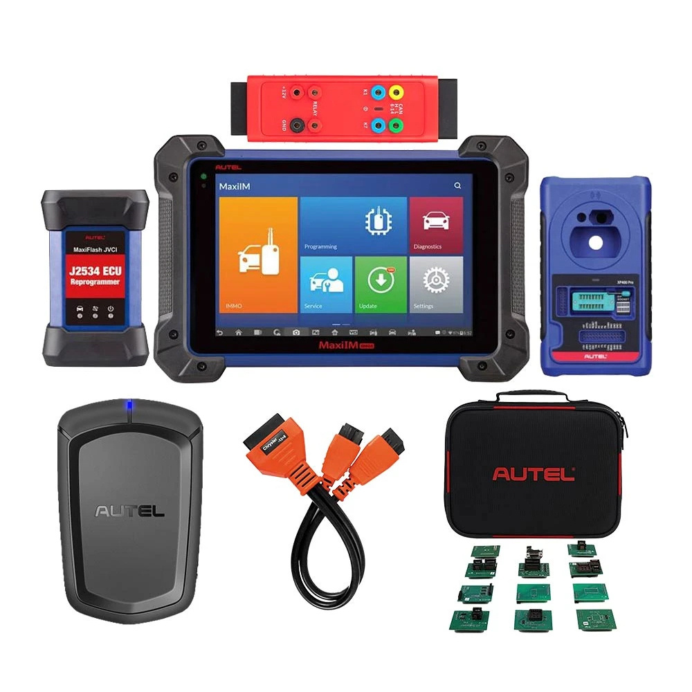 Autel MaxiIM IM608 PRO Auto Key Programmer Diagnostic Tool + IMKPA with APB112 G-BOX2 XP400 Pro Accessories for Renew & Unlock