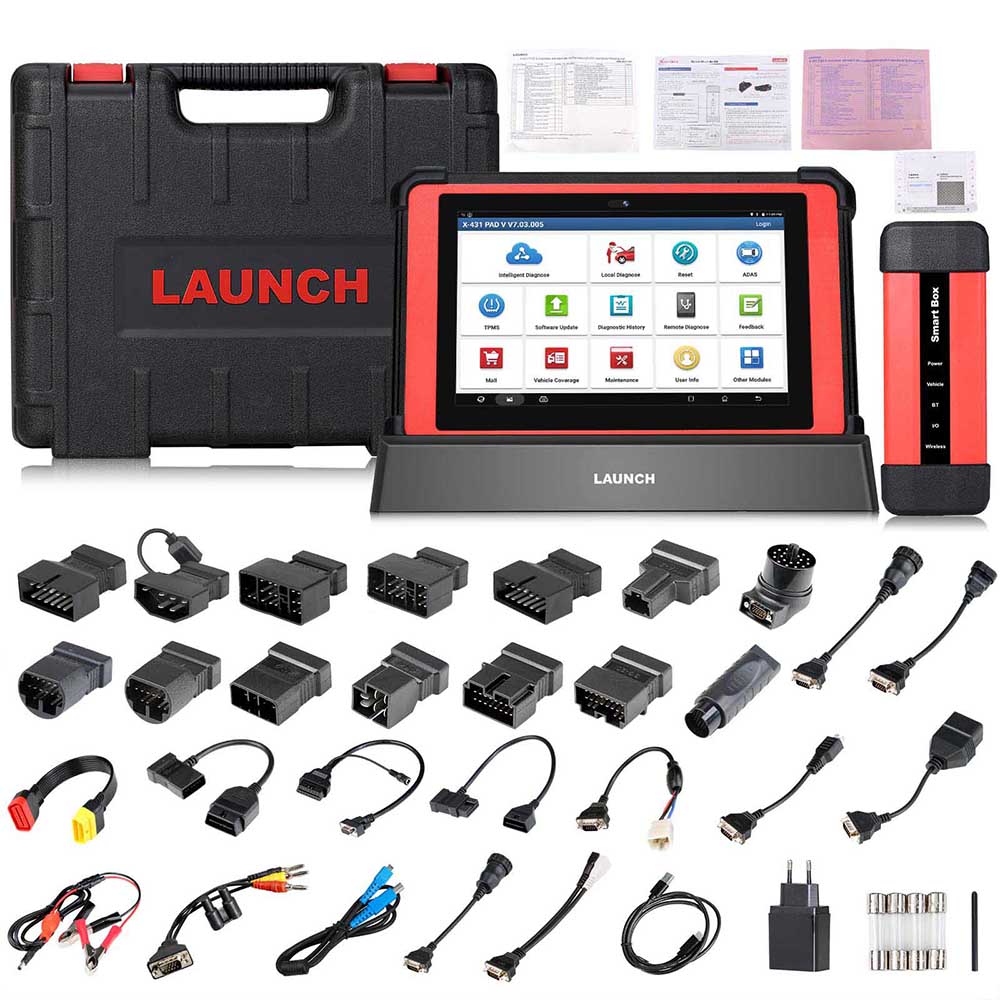 Launch X431 PAD V PAD5 Full System Professional Diagnostic Tools Support  Online Coding and Programming