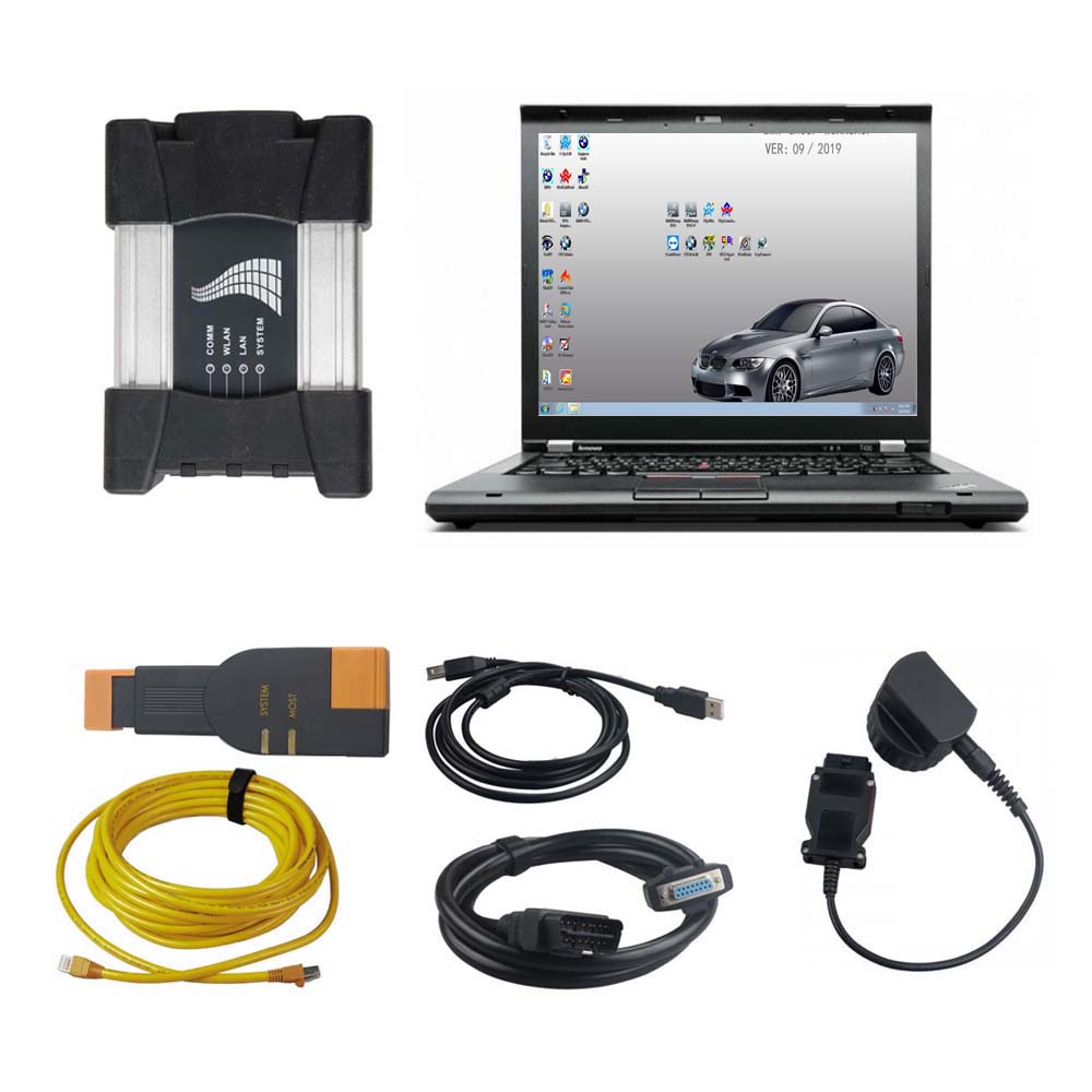 V2023.12 BMW ICOM NEXT A+B+C Diagnostic Tool With Engineers Software Plus Lenovo T430 I5 8G Laptop