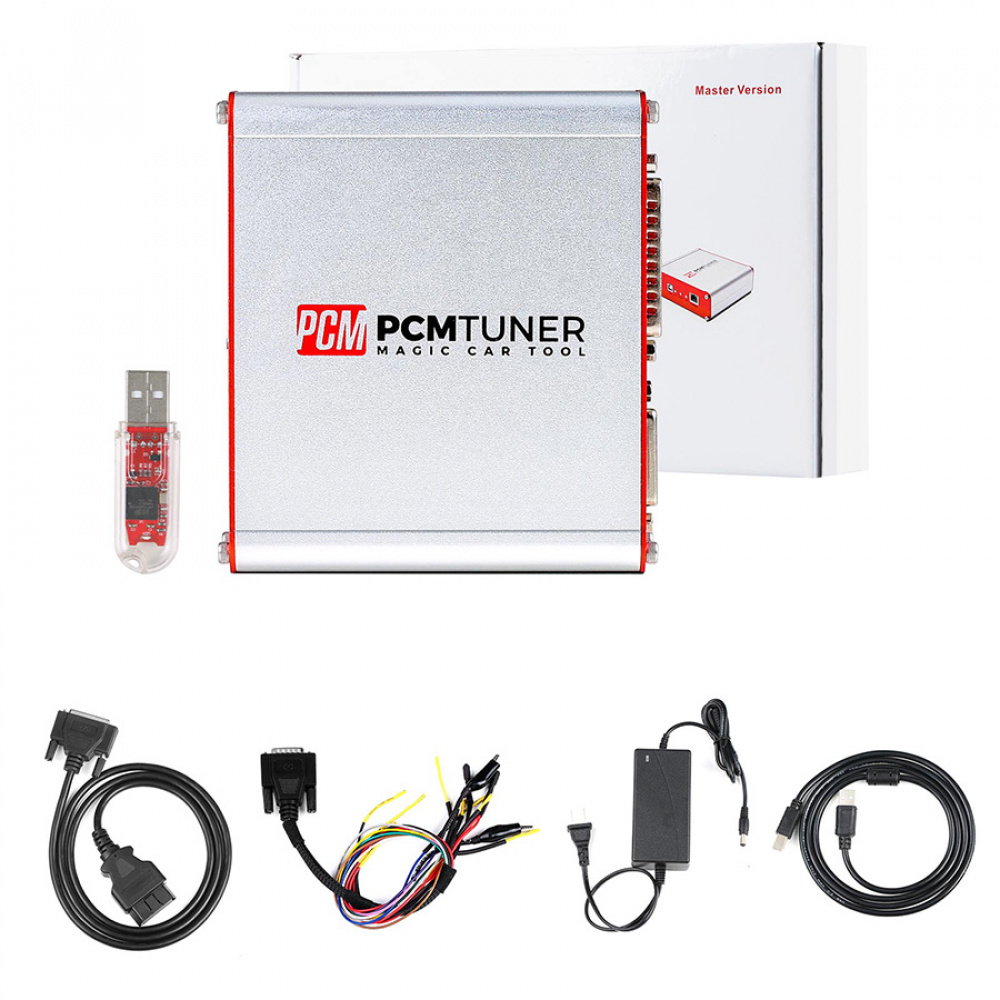 V1.27 PCMtuner ECU Chip Tuning Tool with 67 Software Modules Supports Pinout Diagram with Free Damaos for Users