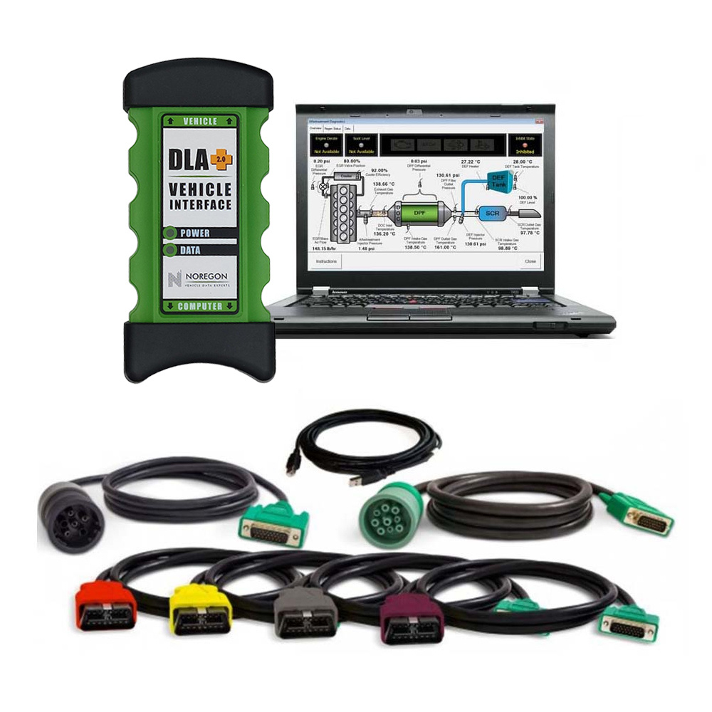 Noregon JPRO 2025 V1 Or 2019 V1 Professional Truck Diagnostic Scan Tool with Software Installed on Lenovo T450 Laptop