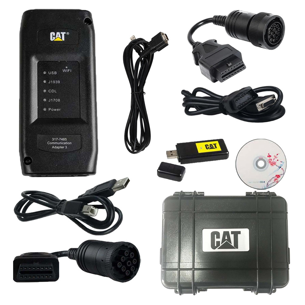 CAT Caterpillar ET Diagnostic Adapter III 2025A/2019C CAT ET 3 Truck Diagnostic Tool With WIFI