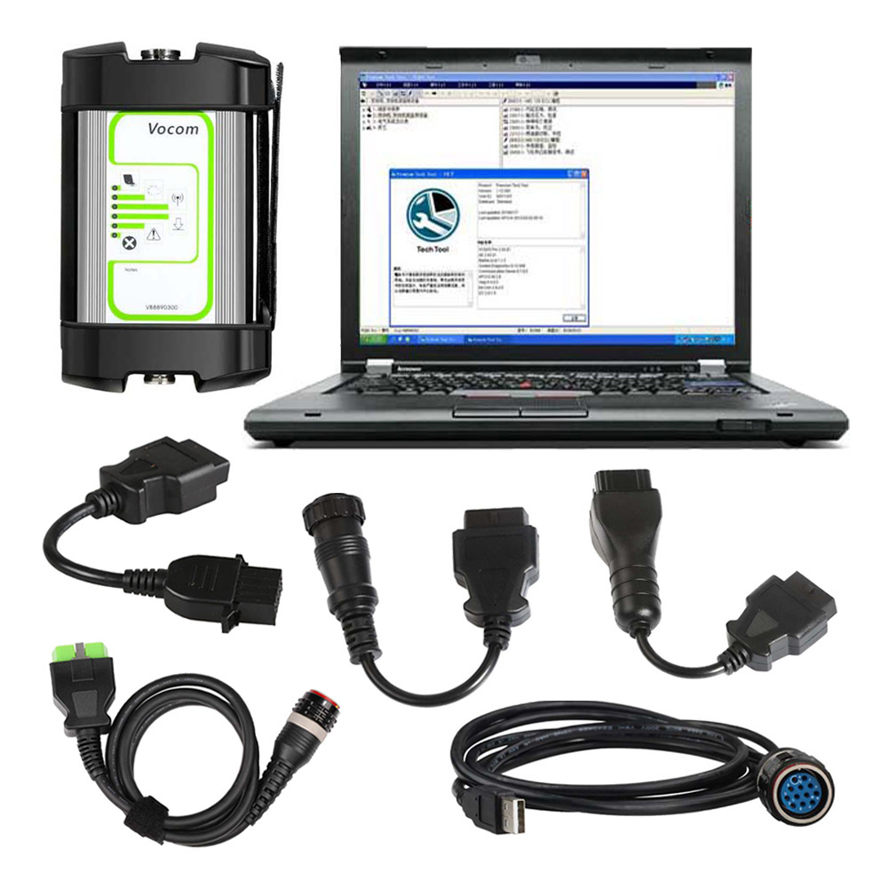 Vocom 88890300 Interface for Volvo ​with Latest Software (Real Volvo Vocom) PTT2.8.240 Plus Lenovo T420 Laptop