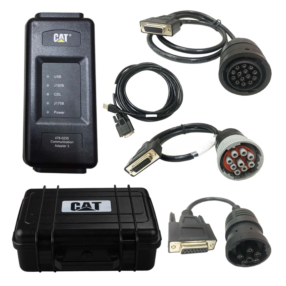 Newest 2023A/2019C CAT Caterpillar ET4 Diagnostic Communication Adapter IV CAT truck Diagnostic Tool