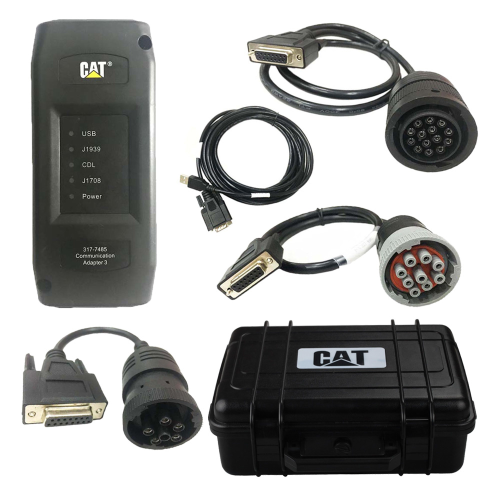 Best Quality CAT Caterpillar ET 2025A 2019C Diagnostic Adapter III Cat Communication Adapter 3 (Real Caterpillar ET3 Adapter 3)