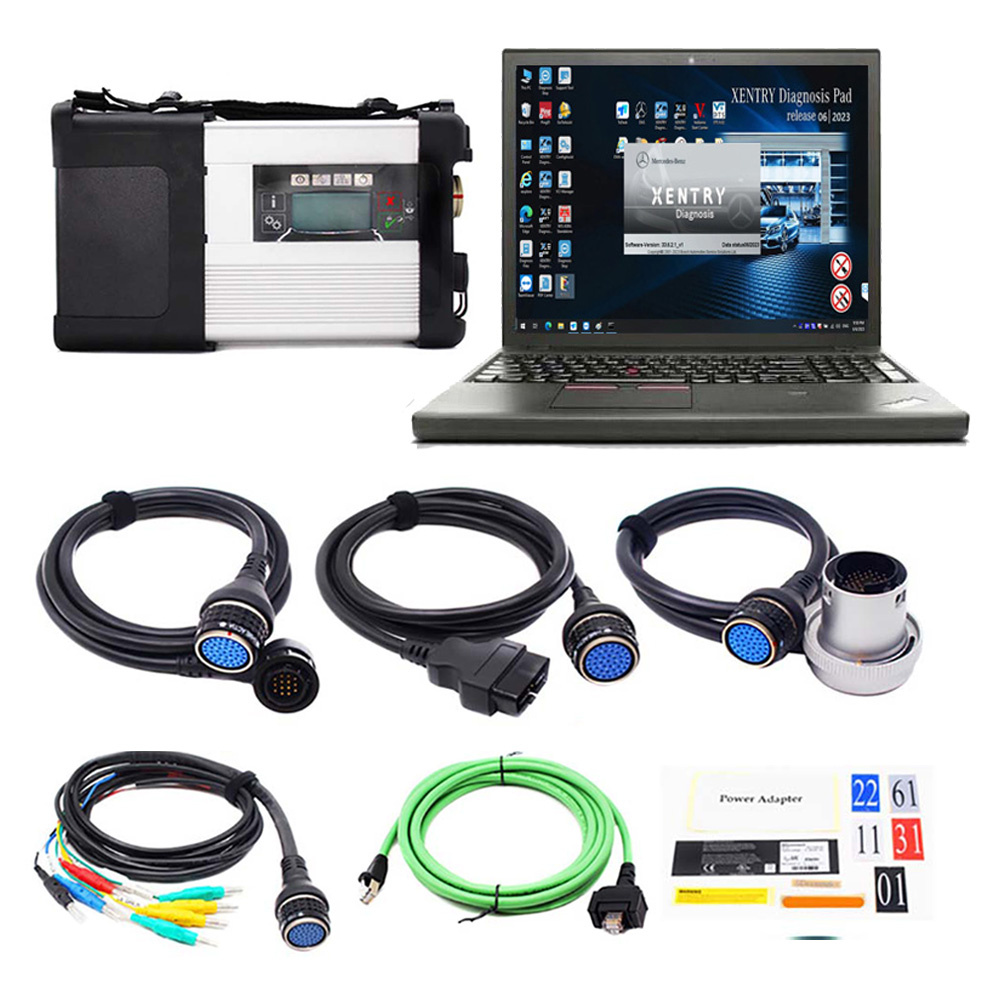 V2023.09 DOIP MB SD Connect C5 Star Diagnostic Tool Plus Lenovo T450 Laptop I5 8G With Vediamo and DTS Engineering Software