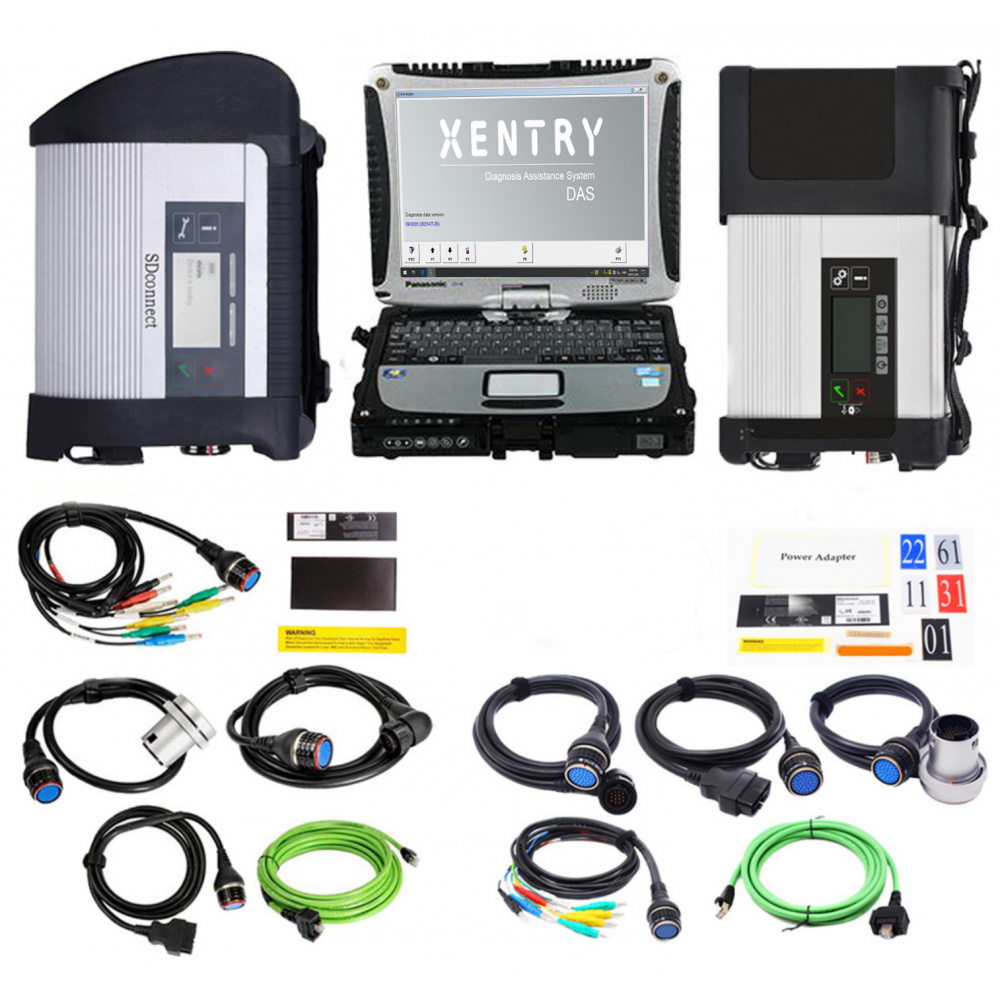 2025.03 MB SD Connect C4/C5 Star Diagnosis DOIP With Vediamo and DTS Development and Engineering Software Plus Panasonic CF19 Laptop