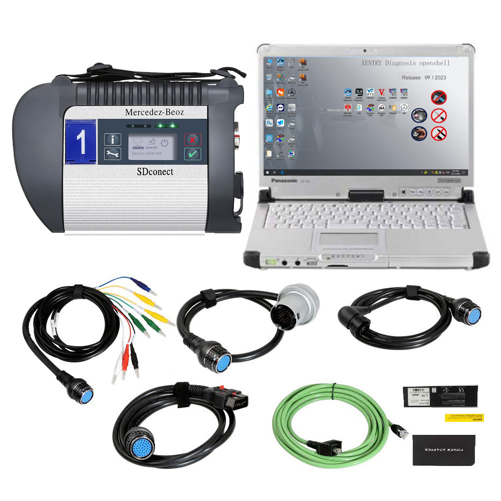 V2025.03 MB SD Connect C4 Doip Star Diagnosis With Engineering Software Plus Panasonic CF-C2 Laptop