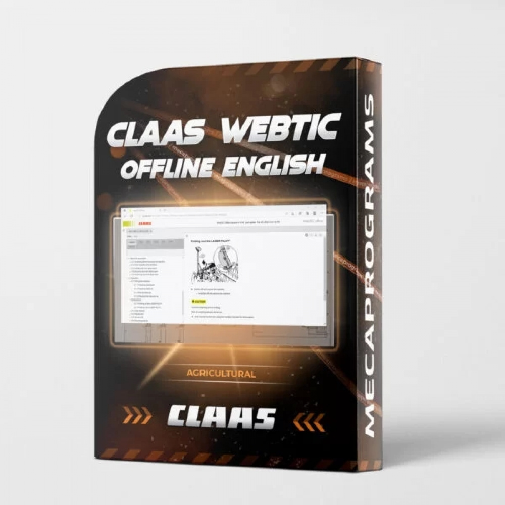 CLAAS WEBTIC OFFLINE ENGLISH 2024.07 Contains Repair Manuals and Service Information