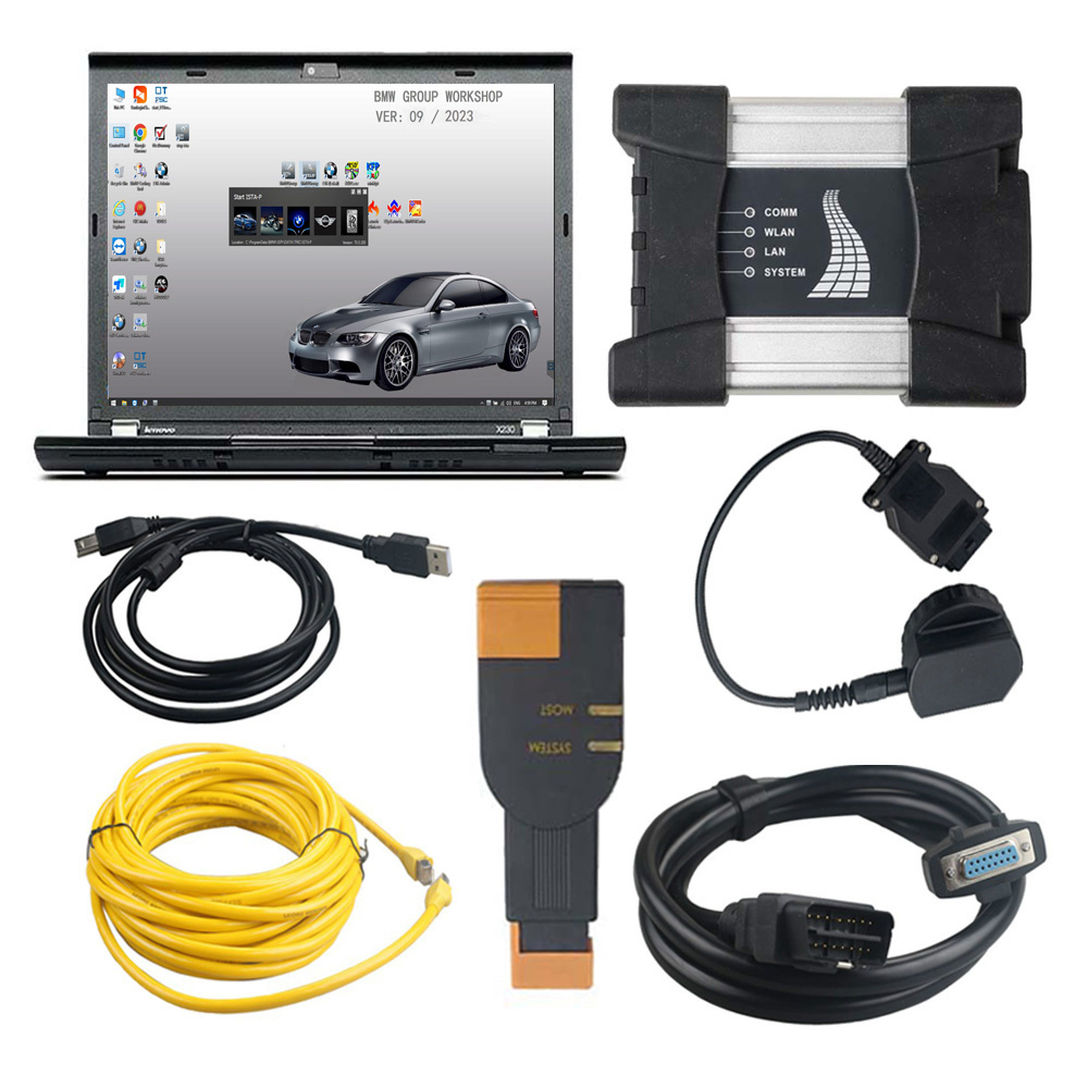 V2023.12 BMW ICOM NEXT A+B+C BMW ICOM A3+B+C Diagnostic Tool Plus Lenovo X230 I5 8GB Laptop With Engineers Software
