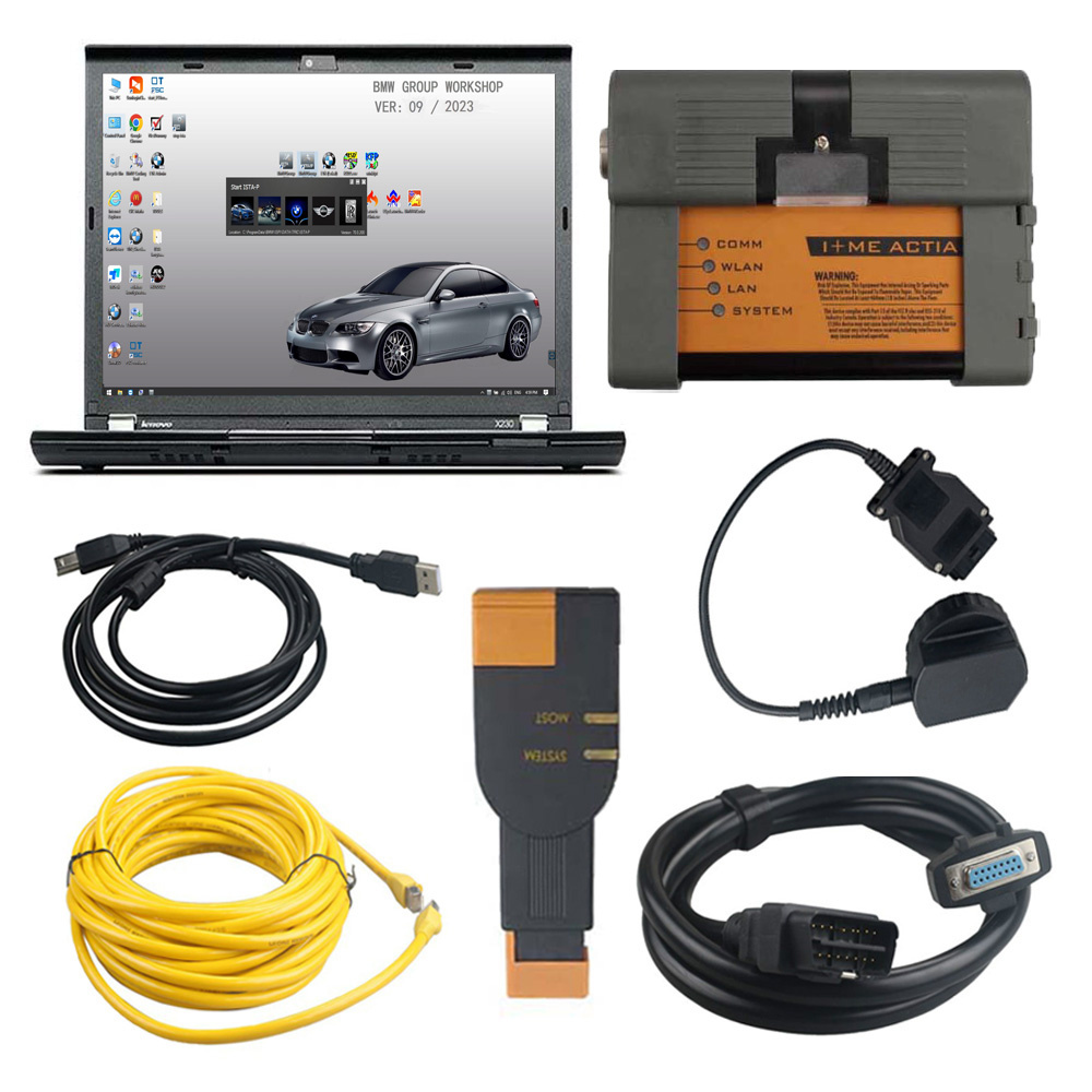 V2024.10 BMW ICOM A2+B+C BMW Diagnostic & Programming Tool With Lenovo X230 I5 8GB Laptop
