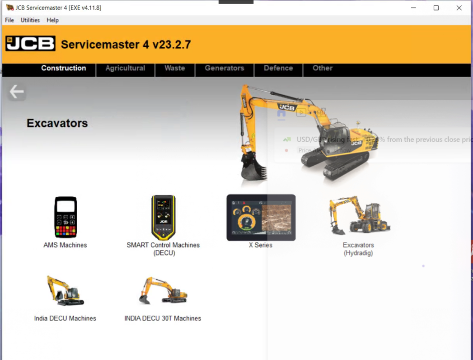 JCB ServiceMaster 4 V23.03 Diagnostic Software 2023.03