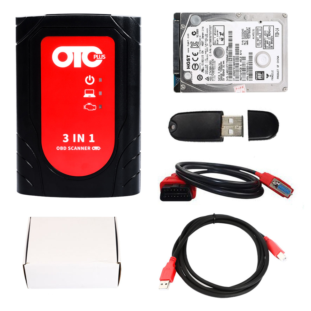 OTC Plus 3 in 1 Toyota ITS + VOLVO VIDA DICE + Nissan Consult 3 Plus OTC Scanner GTS TIS3 With Software installed on HDD