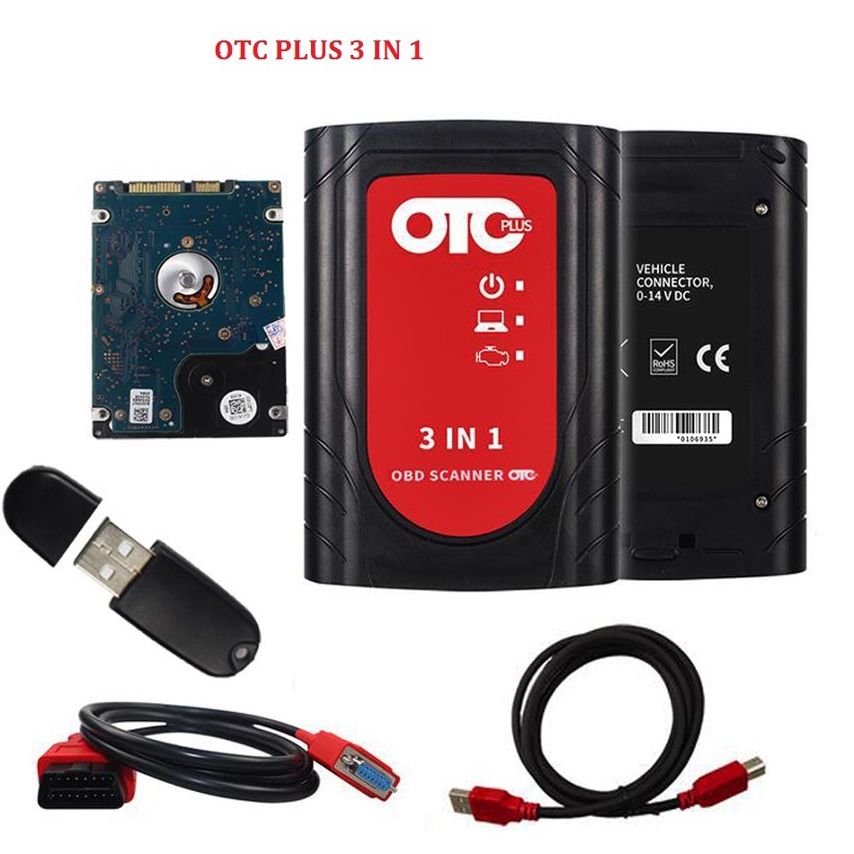 OTC Plus 3 in 1 Toyota ITS + VOLVO VIDA DICE + Nissan Consult 3 Plus OTC Scanner GTS TIS3 With Software installed on HDD