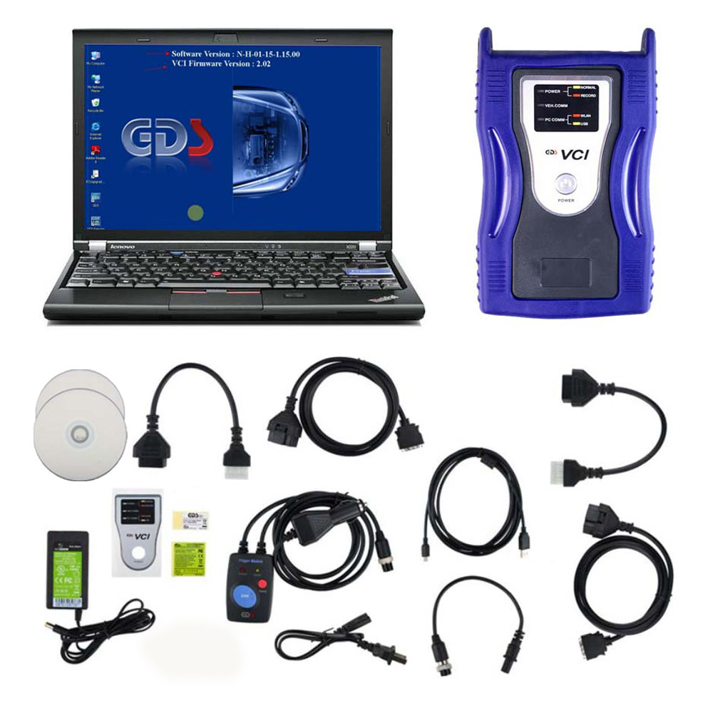 GDS VCI KIA Hyundai Diagnostic Tool Plus Lenovo X230 Laptop Software Installed Ready to Use