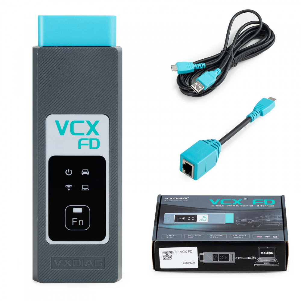 VXDIAG VCX FD OBD2 Diagnostic Tool Support CAN FD Protocol for GM