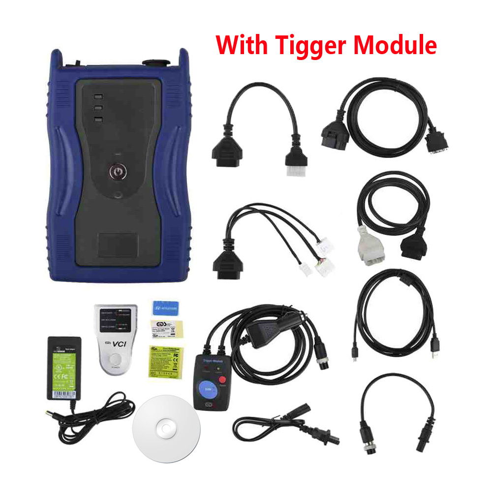 GDS VCI Scan Tool Kia & Hyundai Diagnostic Tool Hyundai Software V19 Kia Software V12 with Trigger Module Firmware V2.24 