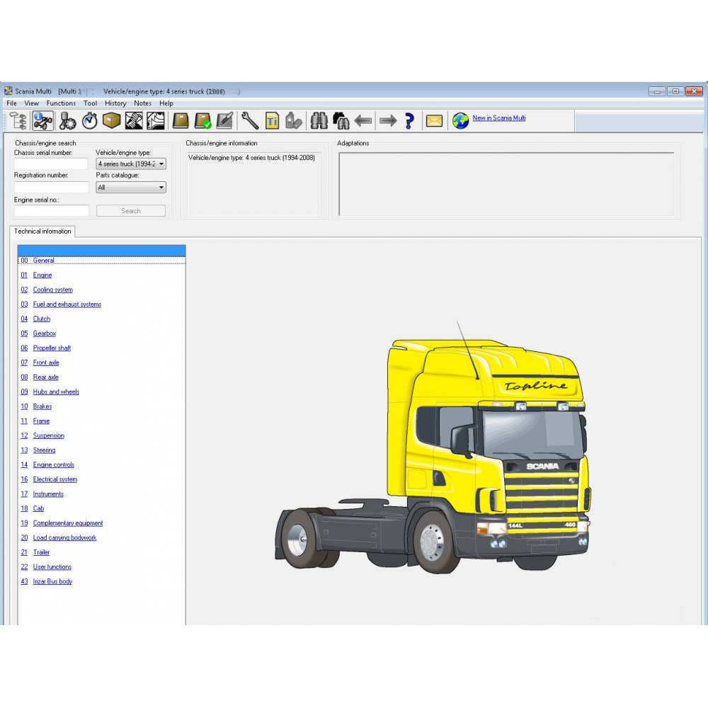 2025.01 Scania Multi Spare Parts & Manuals