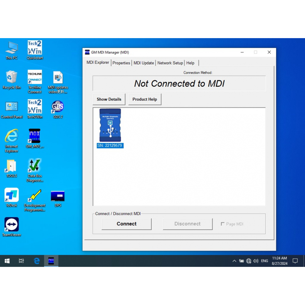 GM MDI GM MDI 2 Software V2024.09 GDS Tech2Win HDD/SSD Software Support Vehicles till 2024