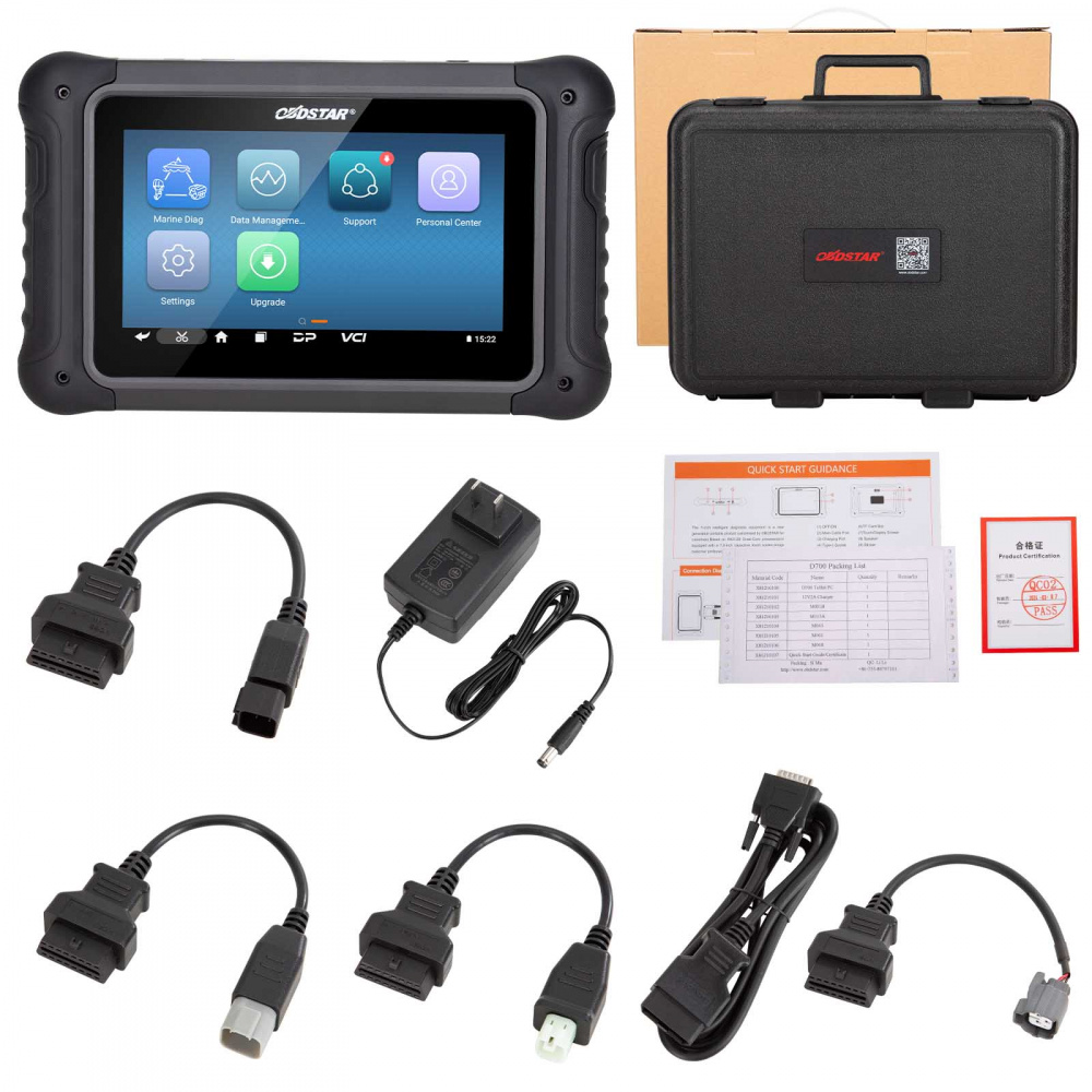 OBDSTAR D700 A Mainly for Jetski Intelligent Marine Scanner for Honda Yamaha Kawasaki BRP Sea Doo
