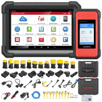 LAUNCH X431 PRO3S+ with X-431 SmartLink C 2.0 Heavy-duty Truck Module for Both Cars and Trucks 12V & 24V