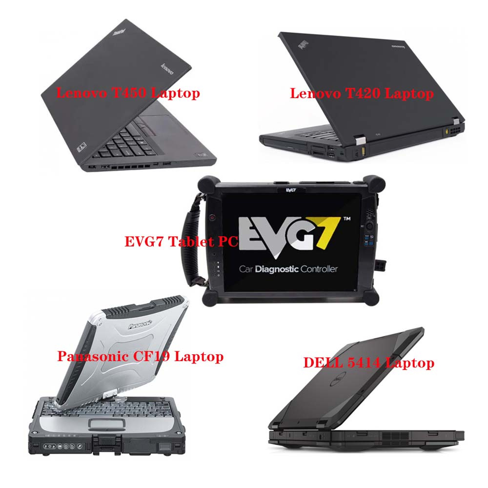 Lenovo T420/T450/DELL 5414/Panasonic CF19/EVG7 Laptop With MB Star C4/C5 V2025.03 Engineers Software